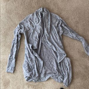 Athleta grey wrap cardigan XXS